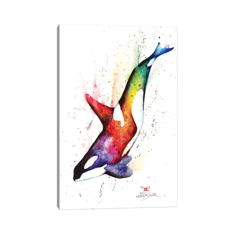 iCanvas "Orca" by Dean Crouser Canvas Print
