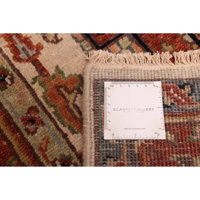 ECARPETGALLERY Hand-knotted Jules Sultane Ivory Wool Rug - 5'2 x 7'10