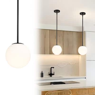 Modern Mid Century Pendant Light for Kitchen Island LED Warn Light