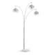 Option Brushed Nickel /Chrome Glass Shades
