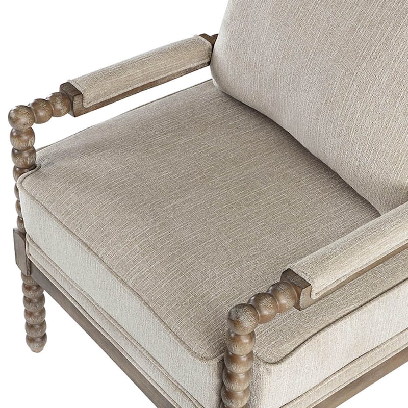 Spindle Chair with Gourd-Shaped Wood Frame