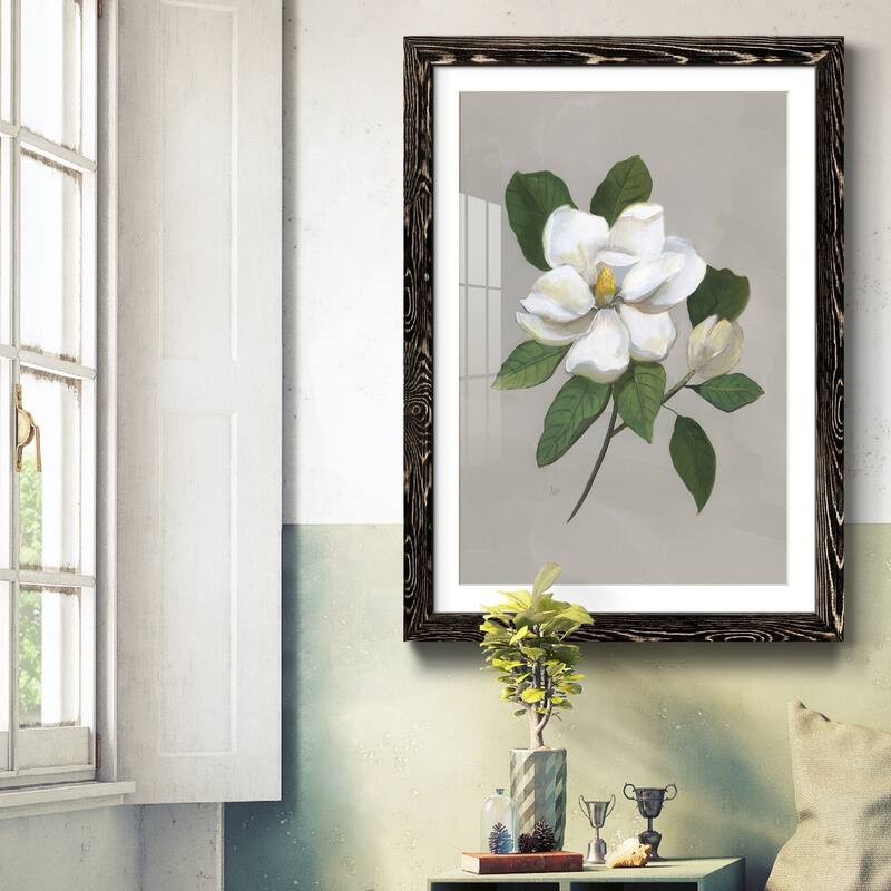 Botanical Magnolia-Premium Framed Print - Ready to Hang