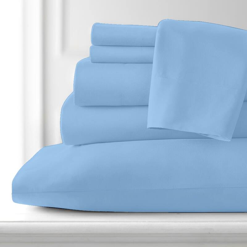 Premium Home Collection Microfiber Soft Cooling Bed Sheet Set - 6 Piece Set