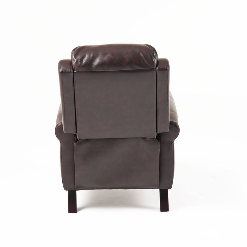 Haddan PU Leather Recliner Club Chair by Christopher Knight Home
