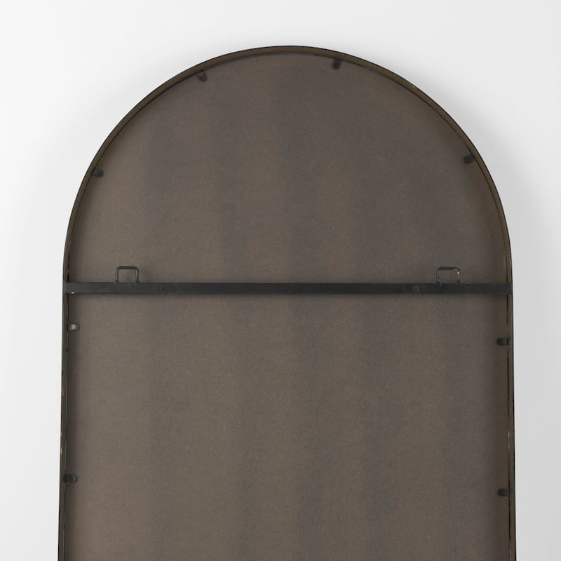 Sadie Antique Gold Rounded Arch Floor Mirror - 28" x 78"