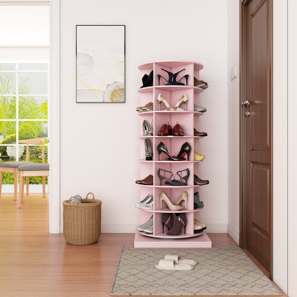 360 Rotating Shoe Cabinet with 7 layers