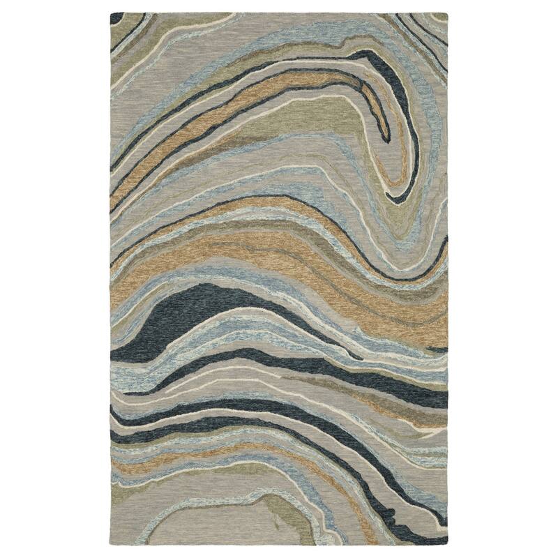 HomeRootsAbstract Modern Rectangle Area Rug
