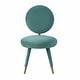 preview thumbnail 18 of 22, Kylie Oval-back Armless Velvet Dining Chair