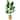 5FT Artificial Plant,Tall Fake Tropical Palm Tree w/Woven Seagrass Basket, Realistic Faux Tree, 10 Detachable Trunks Silk Plants