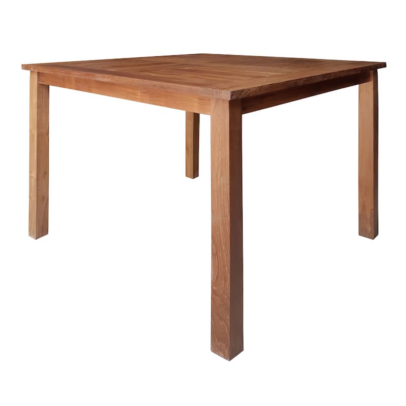 Chic Teak Seville Outdoor Teak Wood Patio Counter Height Bistro Table - 35 inch (table only)