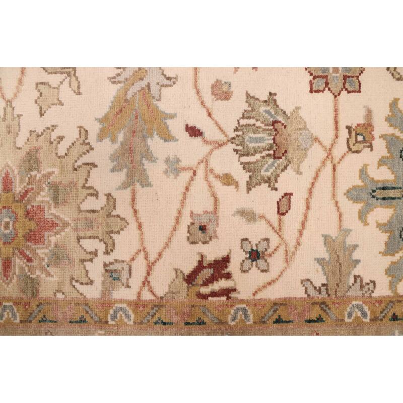 ECARPETGALLERY Hand-knotted Jules Serapi Ivory Wool Rug - 5'11 x 9'2