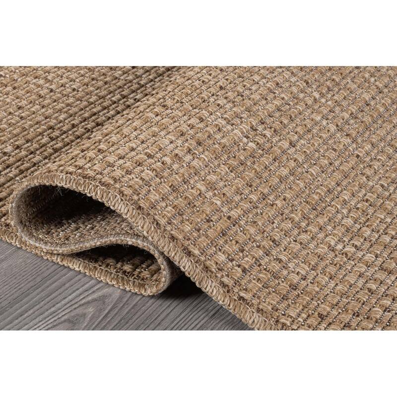 Easy Jute Natural Rug Solid Washable Durable Outdoor Indoor Area Rugs
