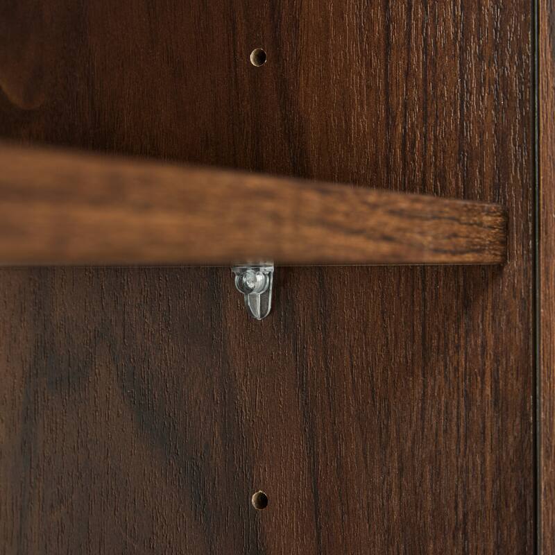 GDFStudio - Galan 60" Freestanding Bathroom Vanity with Quartz Sink, Solf Close Doors, Open Storage Shelf, NO Drain & Faucet