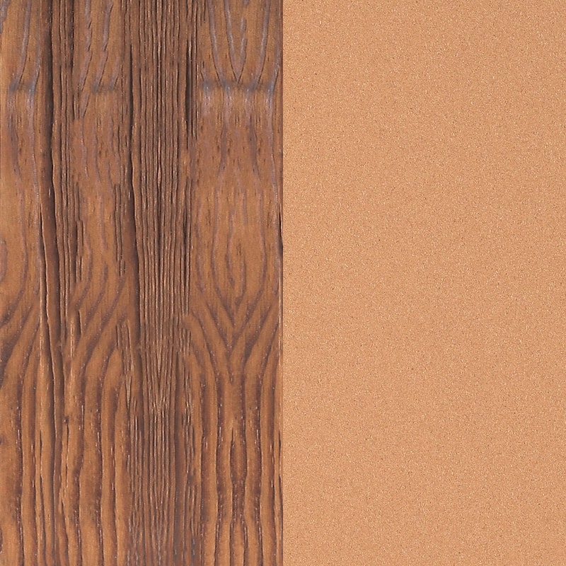 Commercial Wall Mount Cork Board with Wooden Push Pins