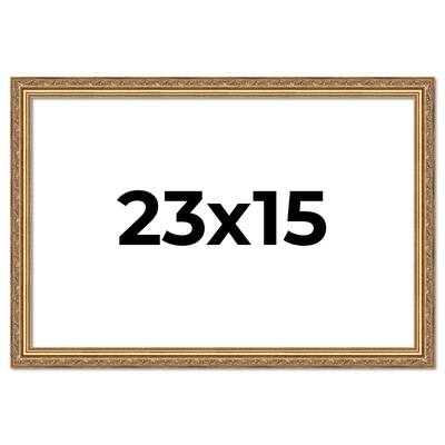 23x15 Frame Red Solid Wood Picture Frame Width 1.75 Inches | Interior Frame Depth 1 13/16 Inches
