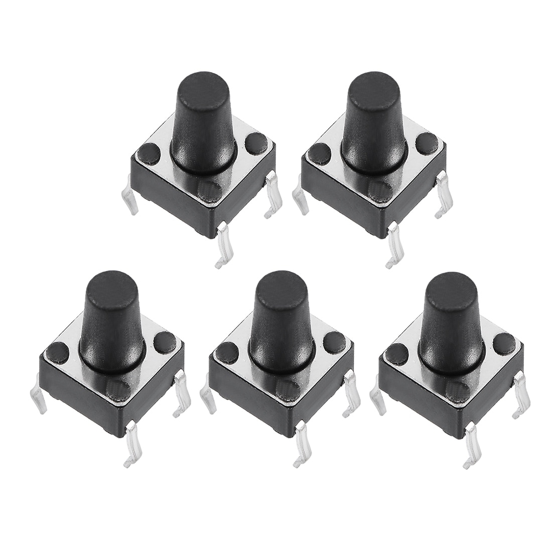 5pcs. Tactile Switches 6x6x9mm Momentary mircro push switch