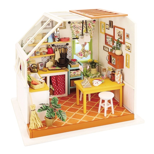 lighted dollhouse