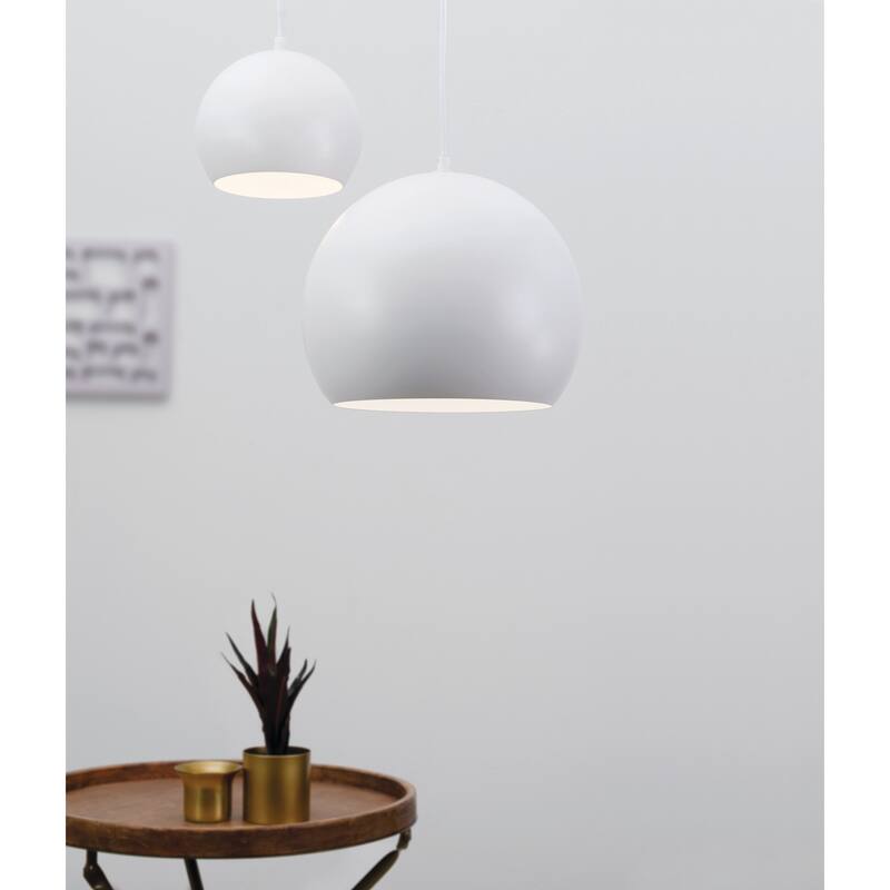 Roxy Medium Base Quadruple Pendant - White