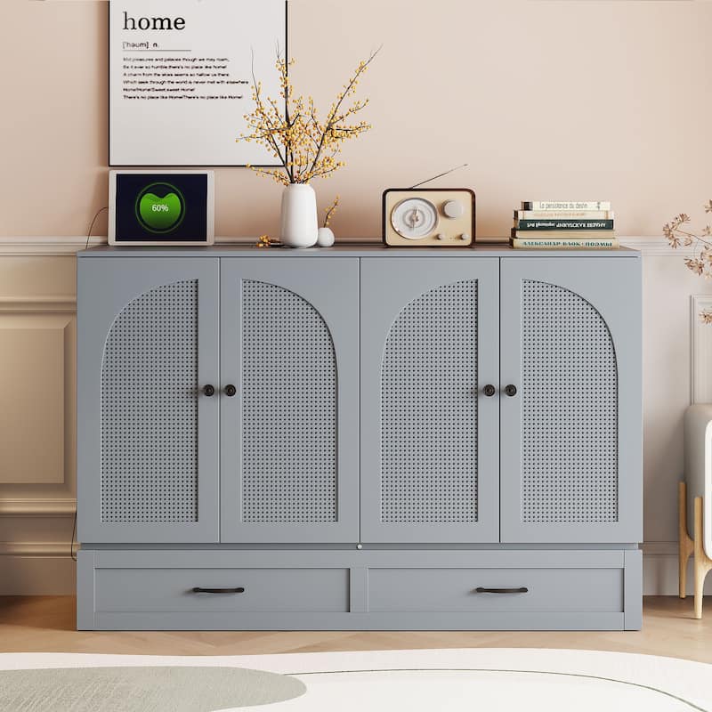 Murphy Bed with Large Drawers