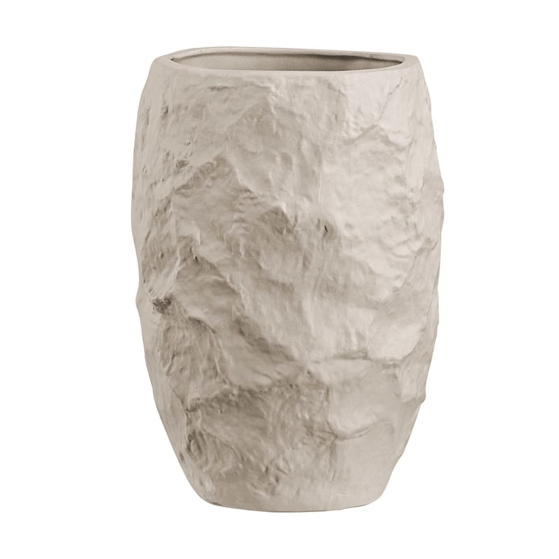 Renwil Zyan Ceramic Vase, Matte Sandshell