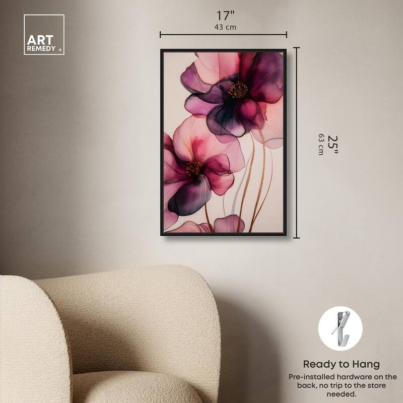 Velvet Verse III Canvas by Art Remedy