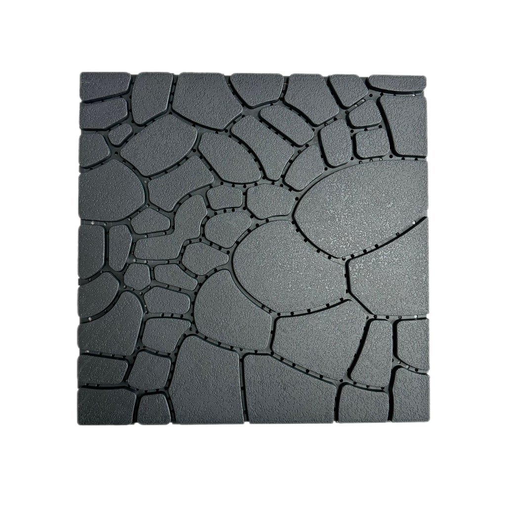 12" Patio Deck Tiles, DIY Module Interlocking Decking Tiles Floor Tile,Easy and Quick Installation Court Tiles, 44pcs