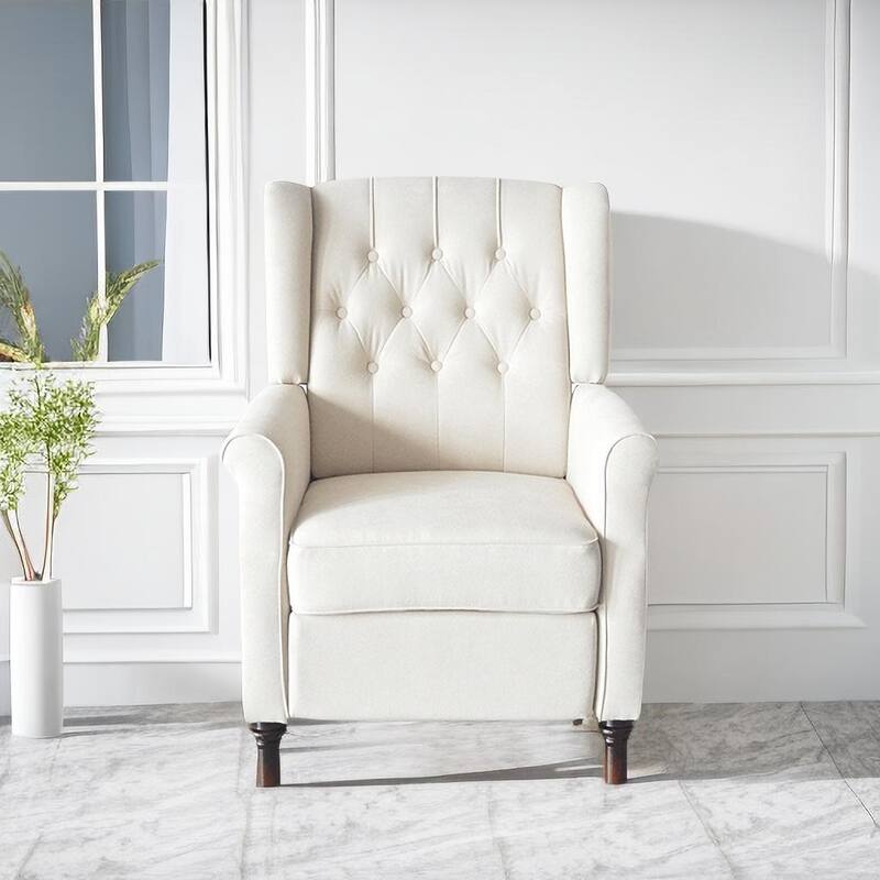 PU Push‑Back Recliner Sofa Chair with Cushion & Ergonomic Design