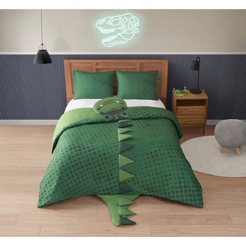 3D Animal Juvenile Comforter Set