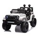 preview thumbnail 39 of 52, Realistic 12V Ride On Truck SUV for Kids with Remote Control, Openable Doors, and Adjustable Speed Christmas Gift