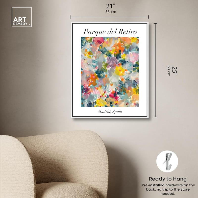 Retiro Park Canvas by Art Remedy