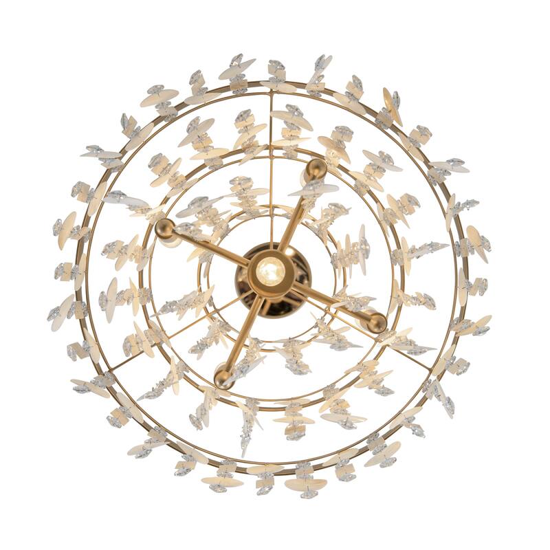 Varaluz Kalani 5-Light Chandelier - French Gold