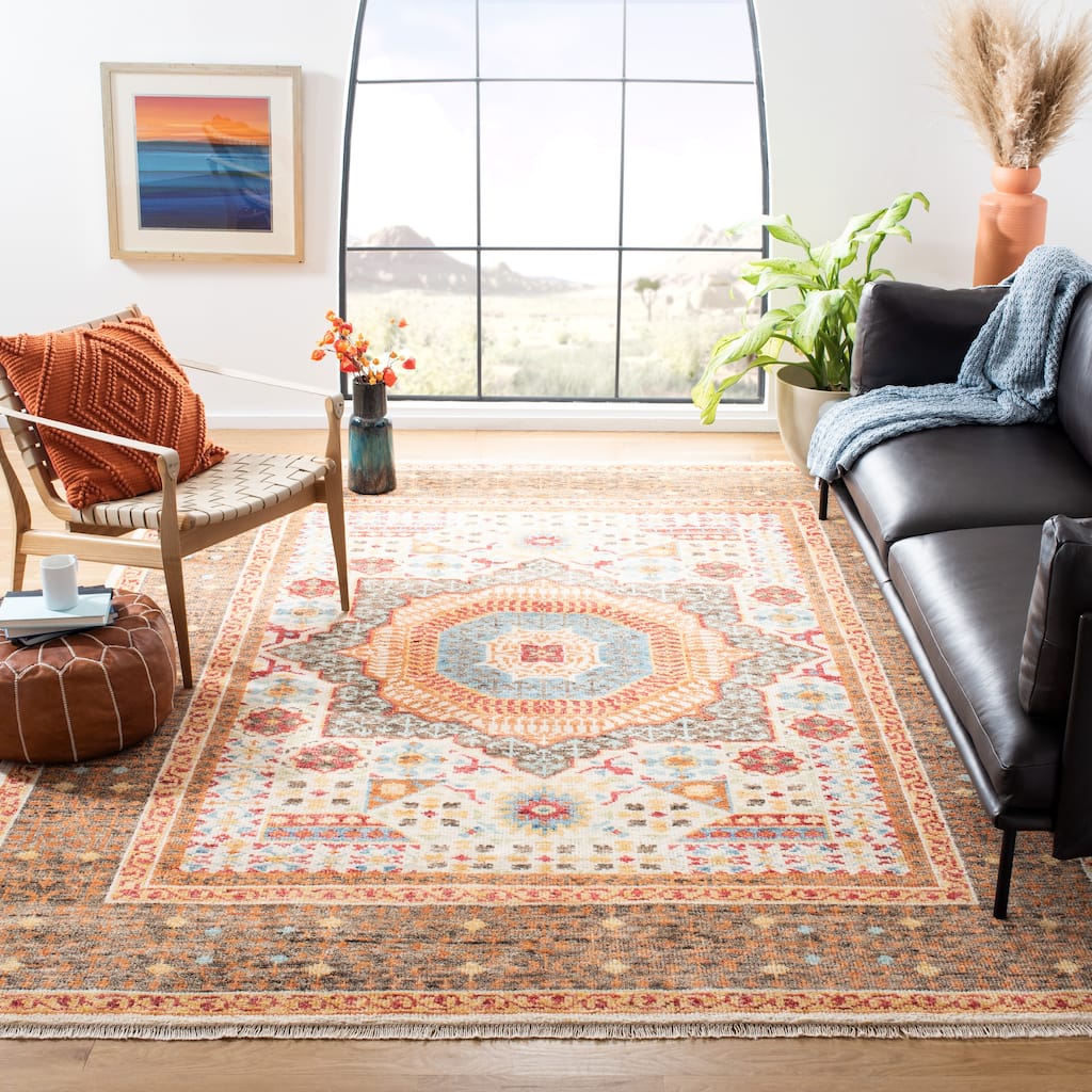 SAFAVIEH Hand-Knotted Samarkand Anette Traditional Wool Rug