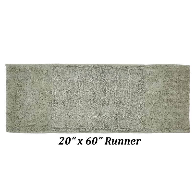 Better Trends Granada Collection 100% Cotton Tufted Bath Mats with Non-Slip Spray Latex Backing, Machine Washable for Bathroom