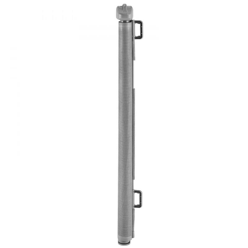 Retractable Baby Gate with Escape-Proof Bottom Hook and Mesh Design for Kids and Pets Safety
