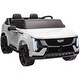 preview thumbnail 1 of 8, Cadillac Escalade IQ 2025 Kids Ride-On Car with Dual Seats, Remote, Music & LED Lights - White White