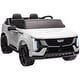 preview thumbnail 1 of 8, Licensed Cadillac Escalade Ride-On Car with Dual Control, Suspension & Extended Run-Time - White White