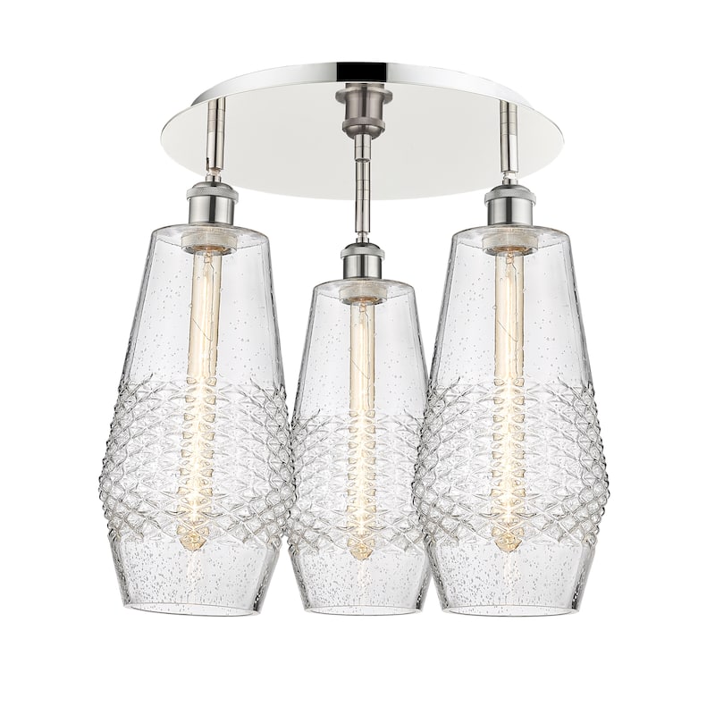 Innovations Lighting Windham - 3 Light 19" Flush Mount