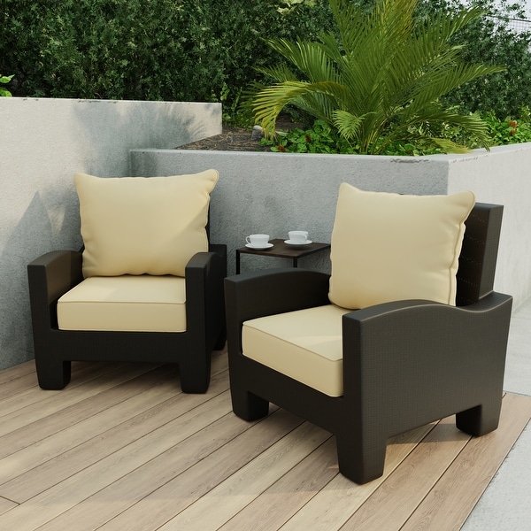 Haven Way Universal Outdoor Deep Seat Lounge Chair Cushion Set