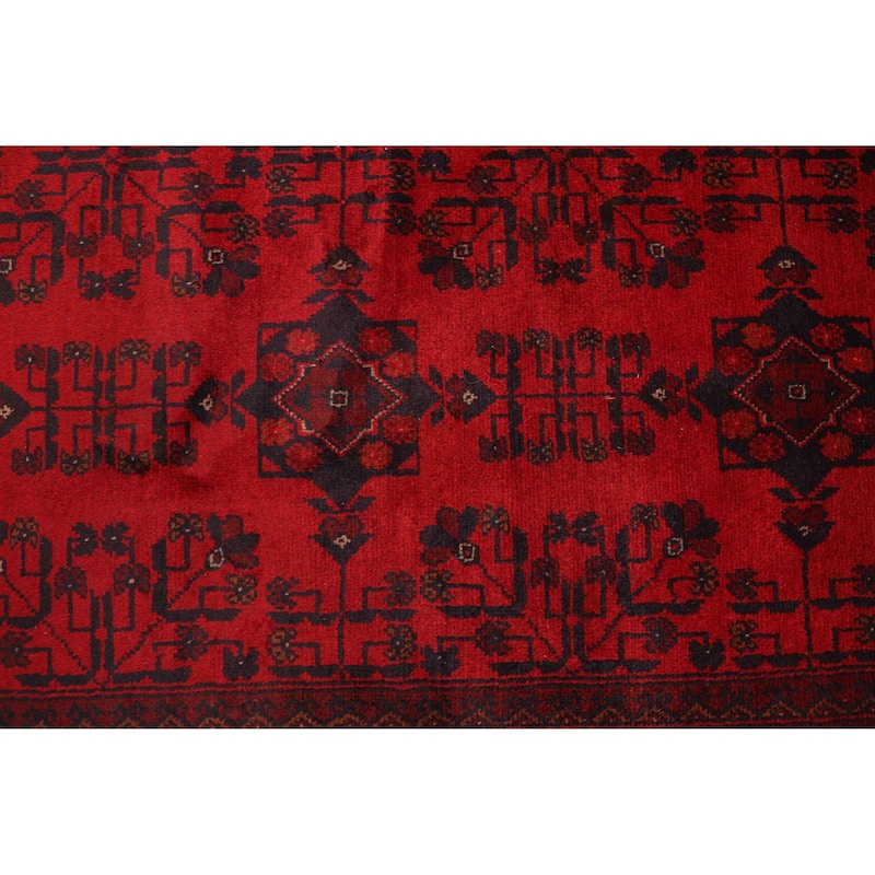 ECARPETGALLERY Hand-knotted Finest Khal Mohammadi Red Wool Rug - 9'11 x 12'10