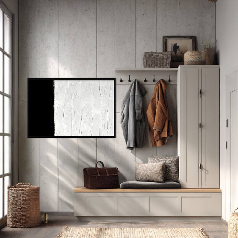 Amanti Art Framed Fabric Pinboard Silence by Uplusmestudio Printed Bulletin Board