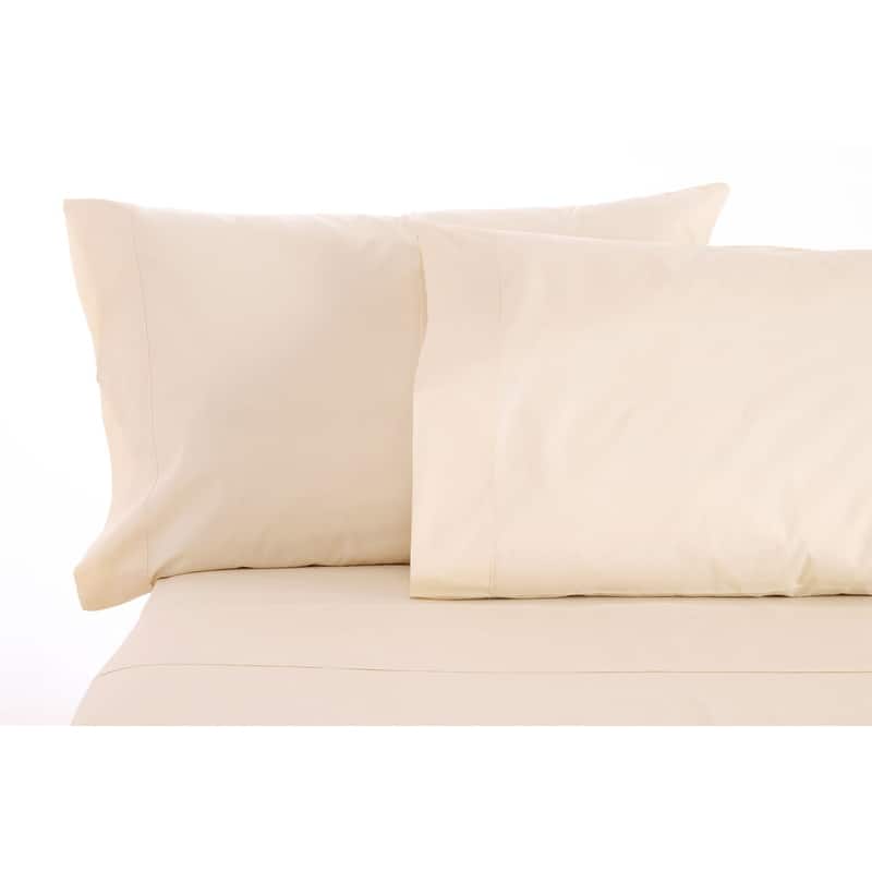 Sleep & Beyond Organic Cotton Sateen Sheet Set Ivory