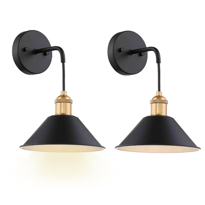 2Pack Wireless Battery Operated Wall Sconces with Remote - LED(2Pack)