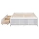 preview thumbnail 18 of 16, Full Size Platform Bed with Bed-end Storage Case & 2 Storage Drawers, Wooden Storage Bed Frame for Children Teens Adults Bedroom