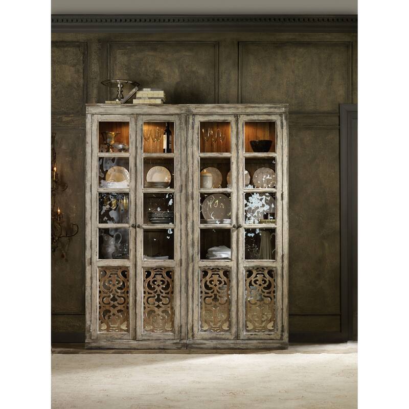 Hooker Furniture 35 Inch Wide Hardwood Hutch from the Chatelet