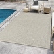 Nautica Indoor/Outdoor Modern Geometric Beige/Gray High-Low Rug - Bed ...