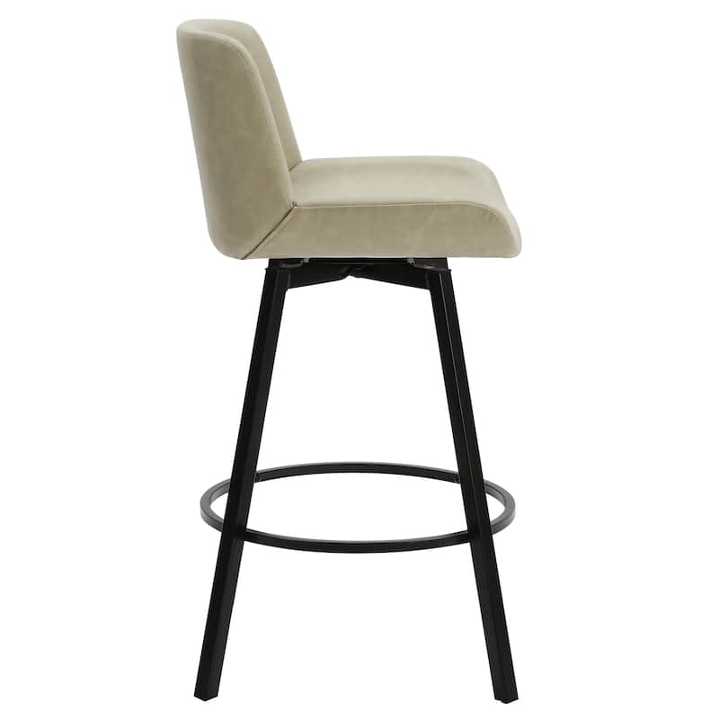 Modern 26" Counter Stool with Swivel, Set of 4