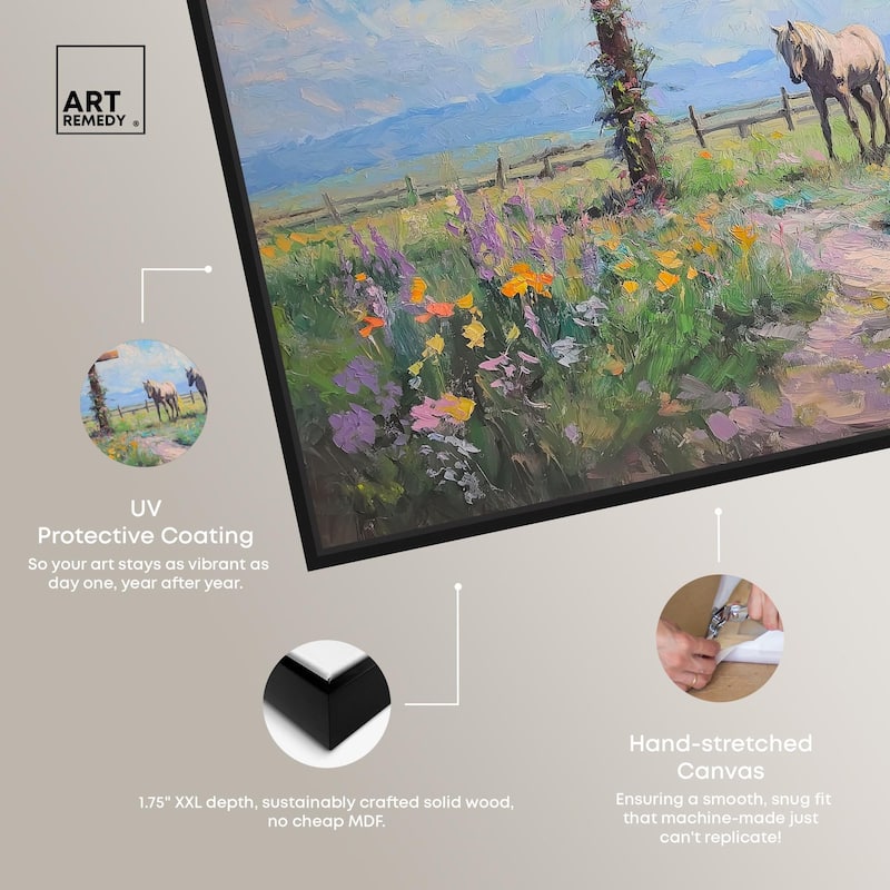 Faithful Pasture Canvas by Art Remedy