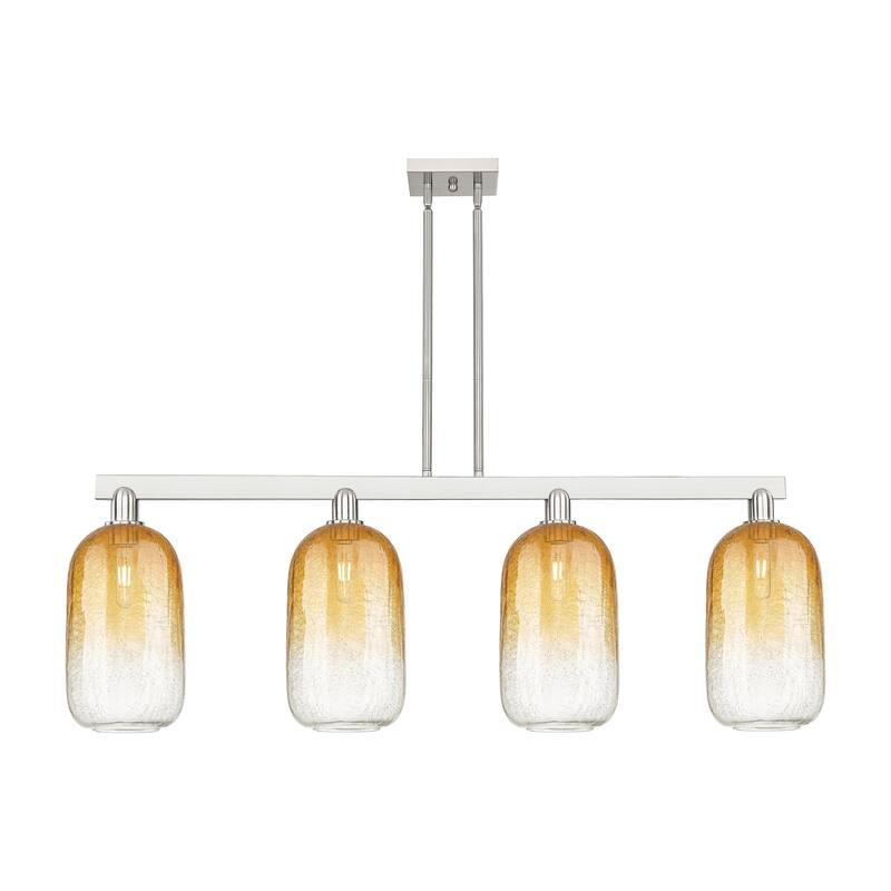 Innovations Lighting Urban Downtown - Brookhaven Cloche - 4 Light 48" Stem Hung Island Light