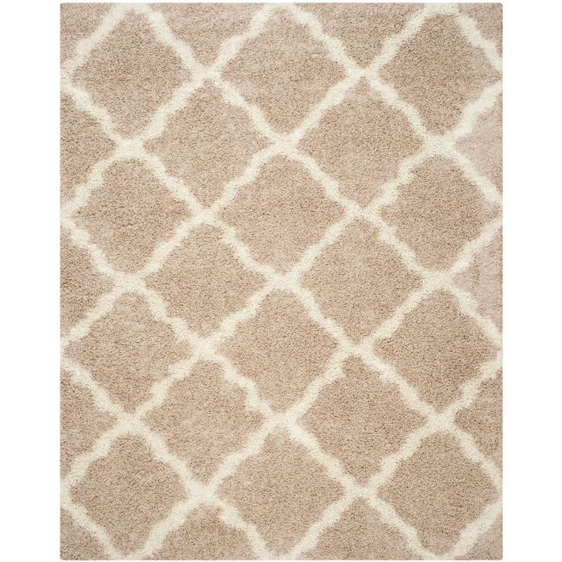 SAFAVIEH Dallas Shag Darina Trellis 1.5-inch Thick Rug