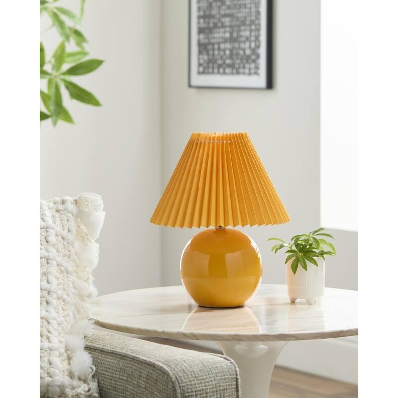Livabliss Tremel Country Accent Table Lamp - Orange